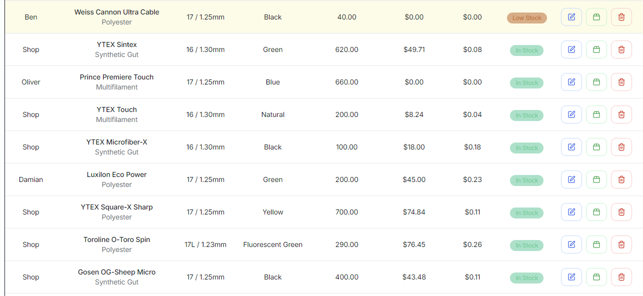 inventory screenshot